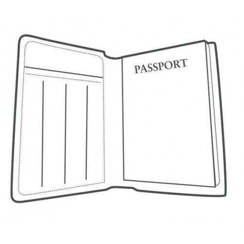 Sablon portofel pasaport  Tandy Leather