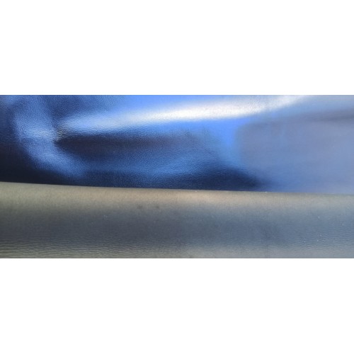 O40 Piele captuseala, gri/albastru 0.6 - 0.8 mm