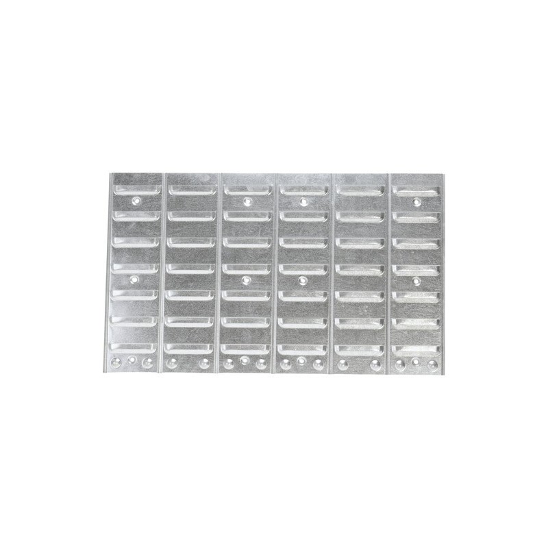Panou metalic orizontal pentru cutii organizare, 630x380x15 mm