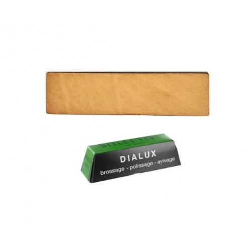 Set strop din piele pentru ascutire 120x30 mm cu pasta de ascutire Chrox/Dialux Verde